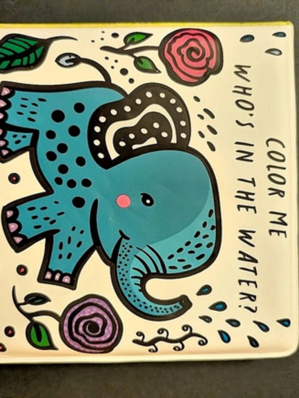 Wee Gallery Color Me: Who's in the Water? Bath Book